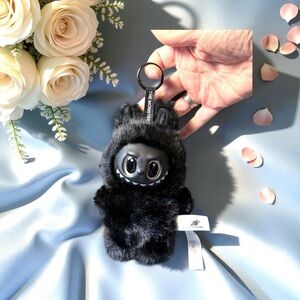 All Black Fantasy Plushie Keychain